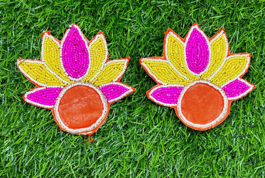 Lotus Flower Patch- 2 pieces, Design -1