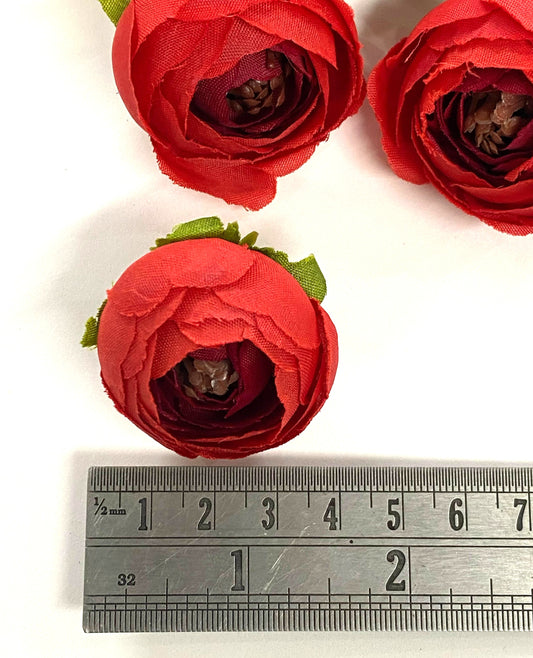 Red Peony Flowers- 50 Pieces Shade 46