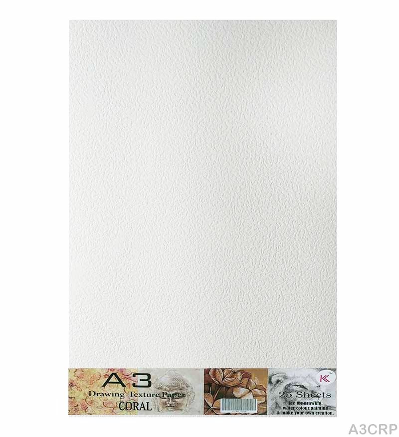 A3 Drawing Texture Paper - Coral