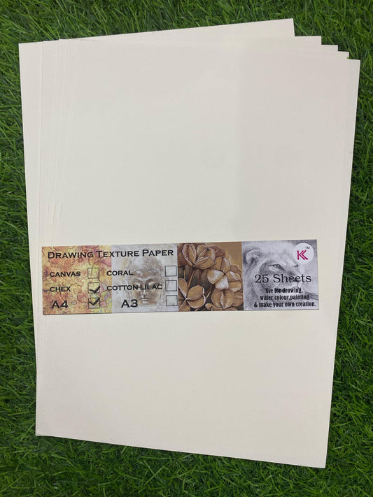A4 Drawing Texture Paper - Chex