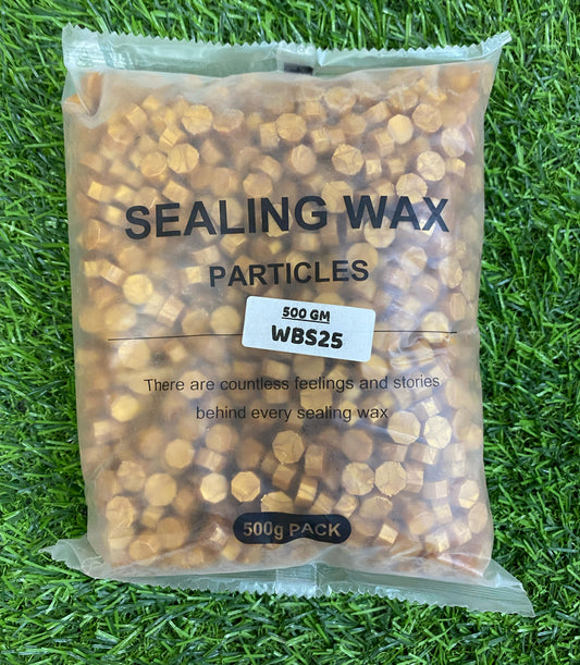 Wax Seal Beads- 500 gm Dark Gold