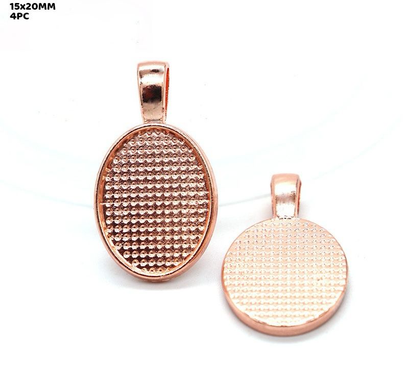 Vintage Pendent Base - 4 pieces - Design 5