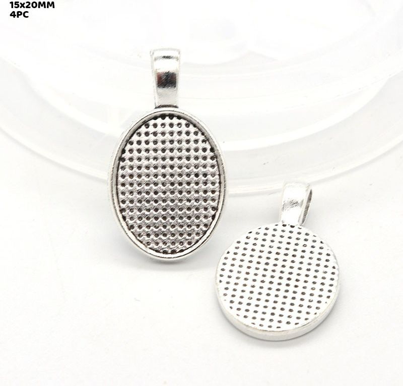 Vintage Pendent Base - 4 pieces - Design 8