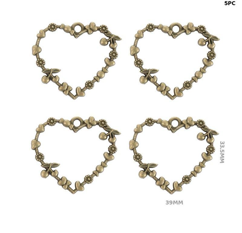 Vintage Pendent Base - 5 pieces Desigh - 9