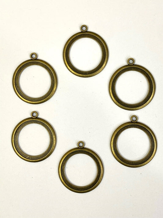 Vintage Pendent Base - 6 pieces Design - 16