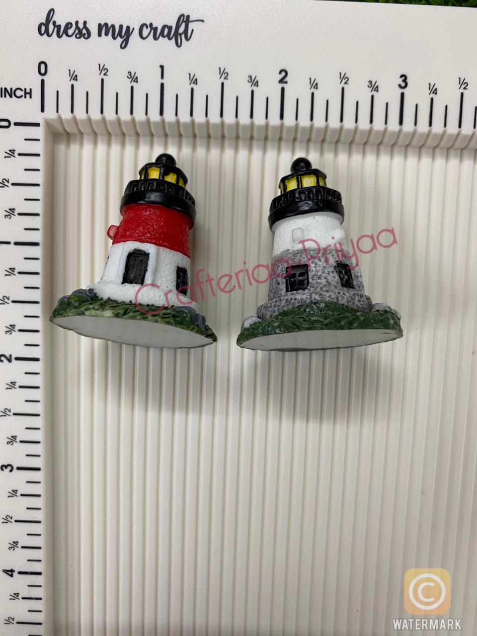 Light House Miniature- 2 pieces per set, O-14