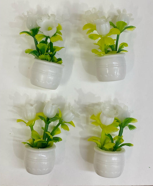 Vase / Pot / Plant - Miniature- 4 pieces , Design – 735