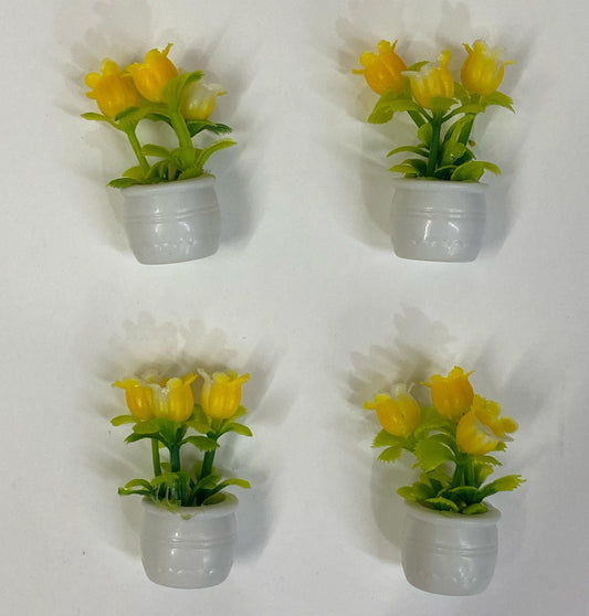 Vase / Pot / Plant- Miniature- 4 pieces , Design – 736