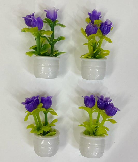 Vase / Pot / Plant- Miniature- 4 pieces , Design – 737