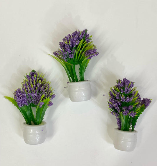 Vase / Pot / Plant - Miniature- 3 pieces , Design – 740