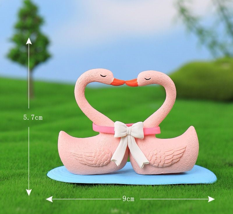Flamingo / Swan Miniature – 2 pieces – Design – 757