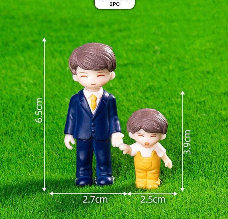 Father & son Miniature - 2 piece D - 804