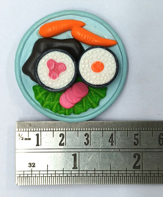 Sushi / Food Miniature- 2 pieces , design - 807