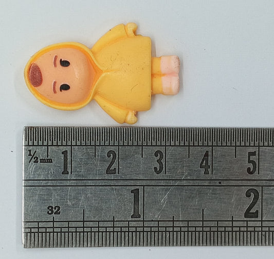 Kid with raincoat Miniature- 6 pieces , Design – 813