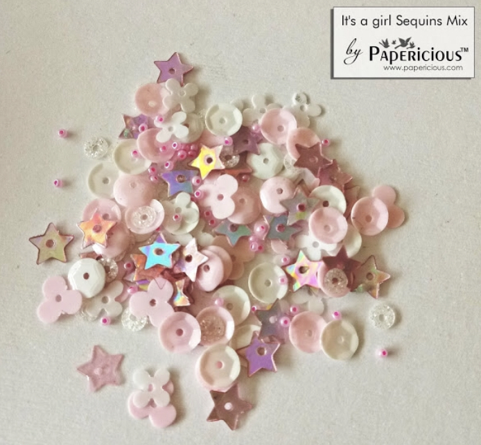 It's a Girl Sequins - 10 gm