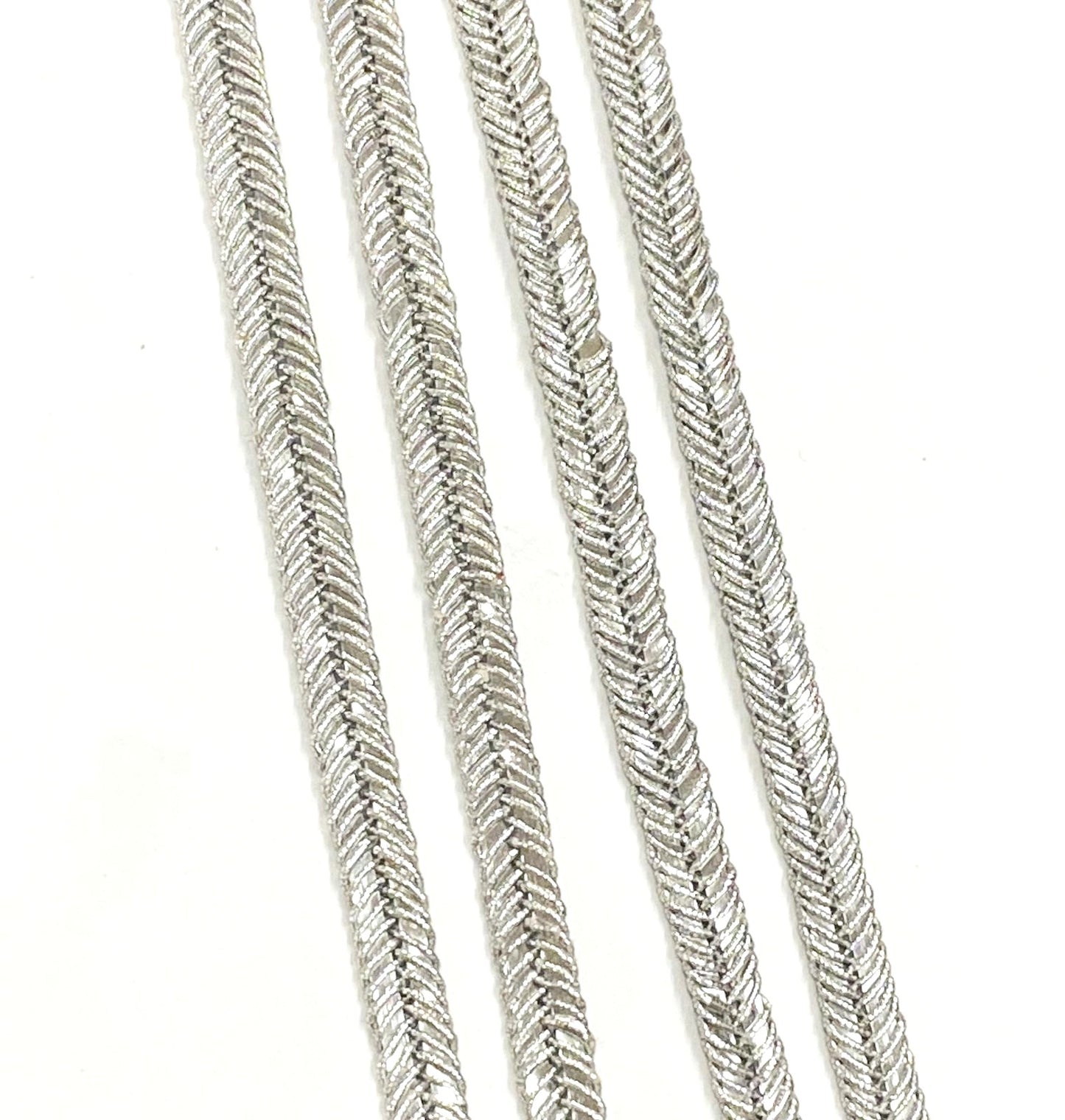 Border Lace – 1 mtr- Silver