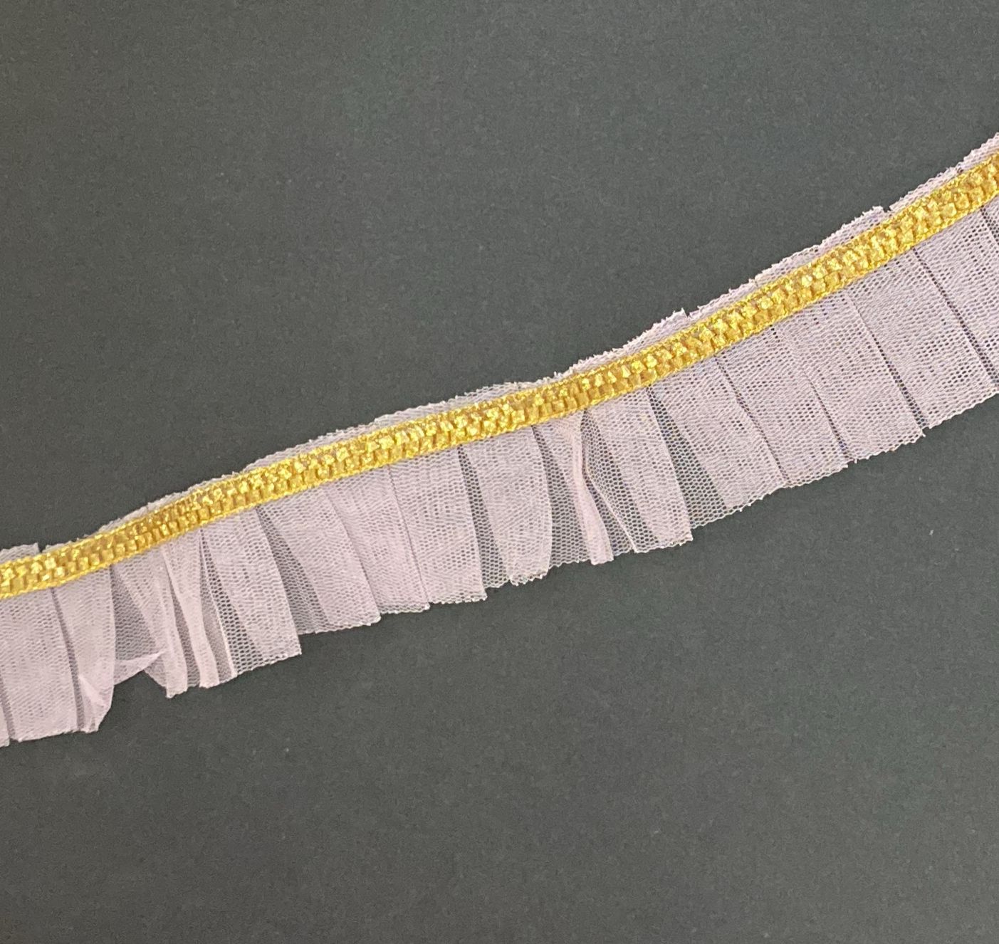Frill Net Lace- 1 mtr- Light Pink