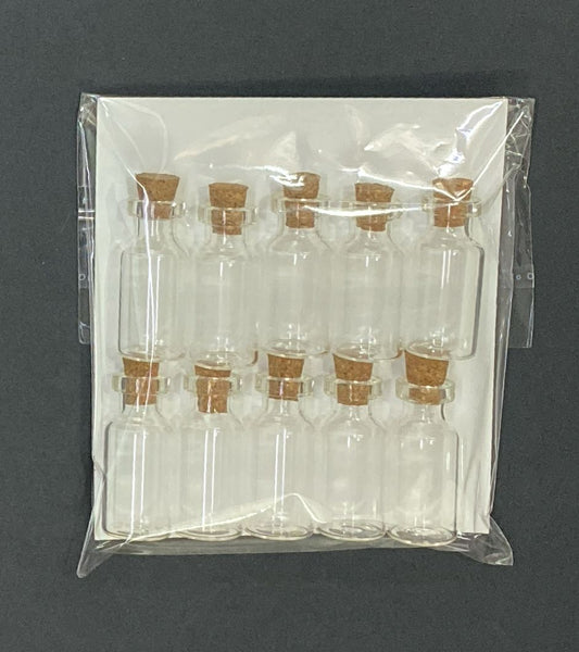 Miniature Glass Bottles, Size: 16 *35 MM