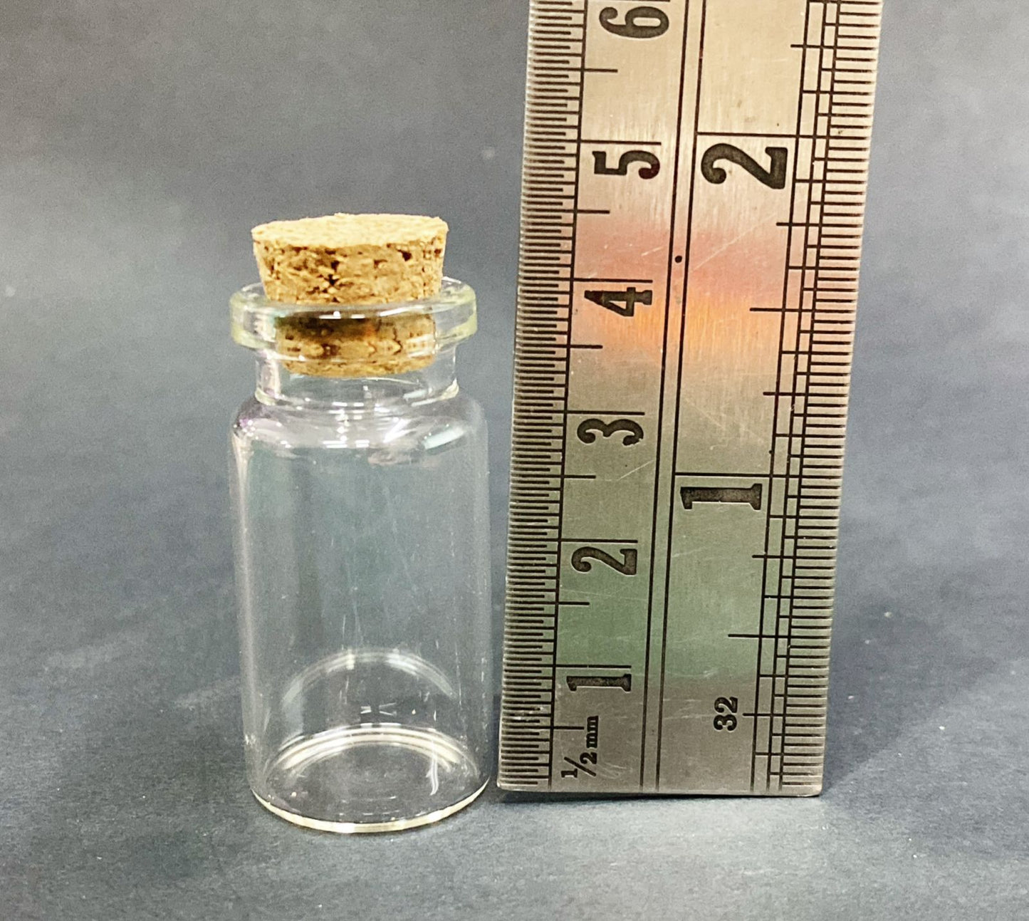Glass Bottles- 20 x 40 mm - 10 Bottles