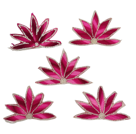 Lotus Flower Patch- 5 pieces, Design -12
