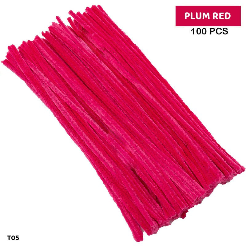 Straw Cleaner - Plum Red