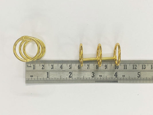 Binder Ring Gold – Size : 19mm- 2 pieces