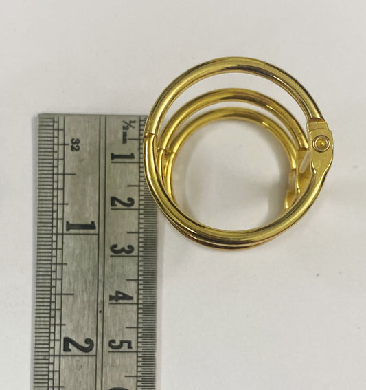 Binder Ring Gold – Size : 25mm- 2 pieces