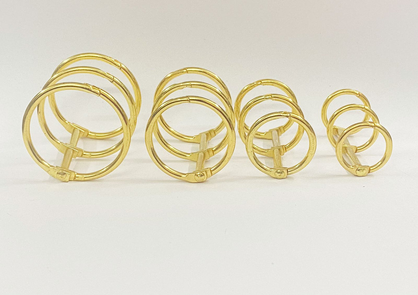 Binder Ring Gold – Size : 15mm- 2 pieces