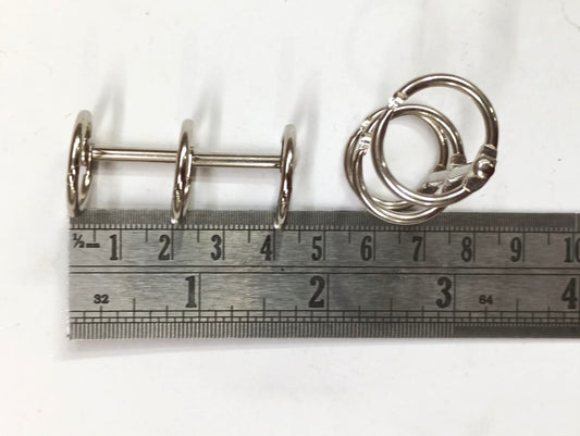 Binder Ring Silver – Size : 15mm- 2 pieces