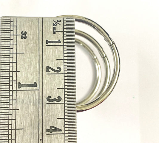 Binder Ring Silver – Size : 30mm- 2 pieces