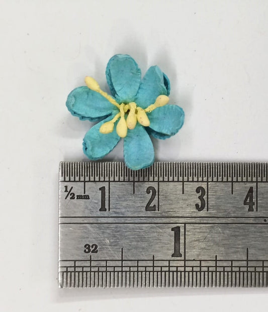 Paper flower - Elvina Aqua