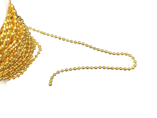 Golden Beads Lace- 5 mtr