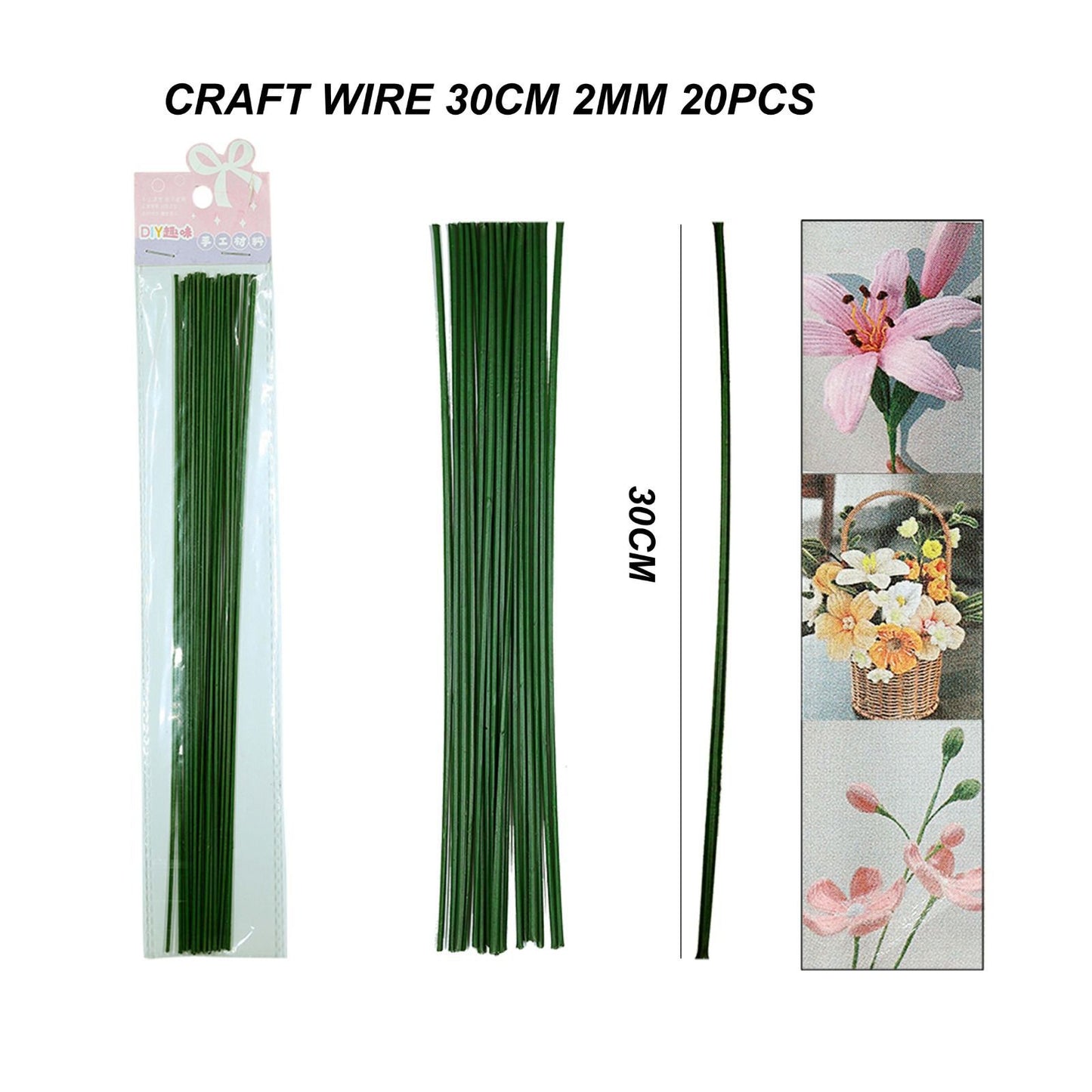 Flower Wire 30 cm -20pcs