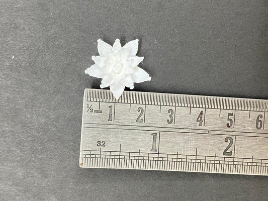 20 mm Lotus Flower Miniature- 10 piece , Design 852