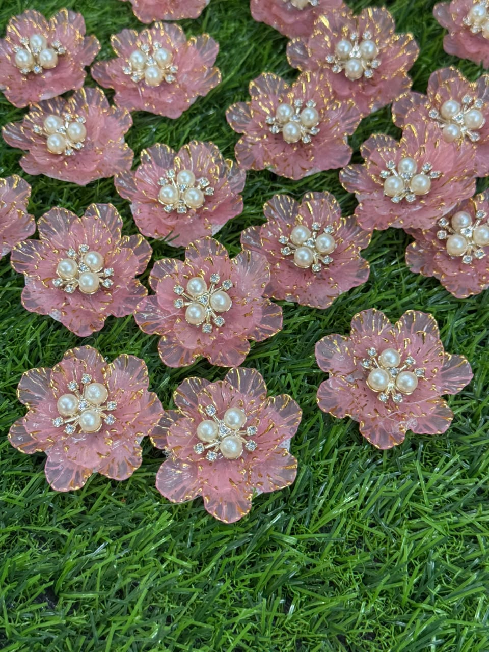 PINK Artificial Flower - 5 pieces , Shade - 11