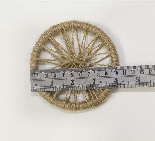 Jute Ring - 10 pieces