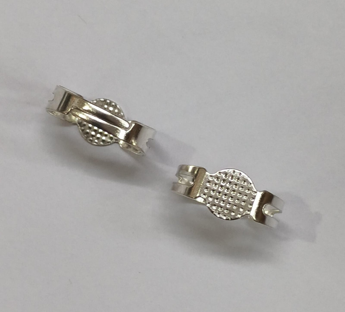 Ring Base Adjustable - Silver - 50 pieces