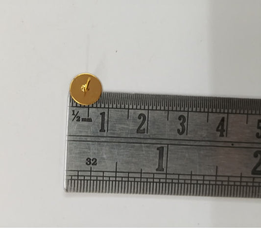 Blank Earring Studs - Gold - 100gm