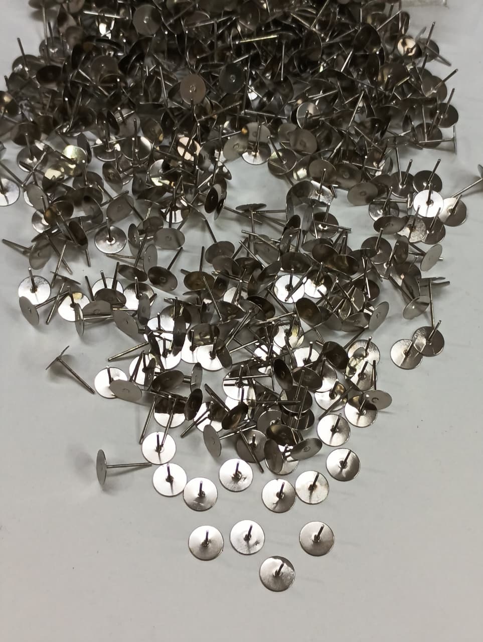 Blank Earring Studs - Silver - 100gm