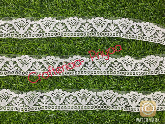 White Net Lace- 10 mtr