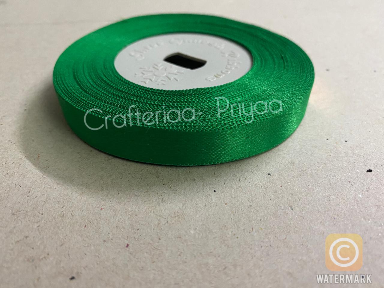 Satin Ribbon – 1/2 Inch – 18 Mtr SR-13– Green