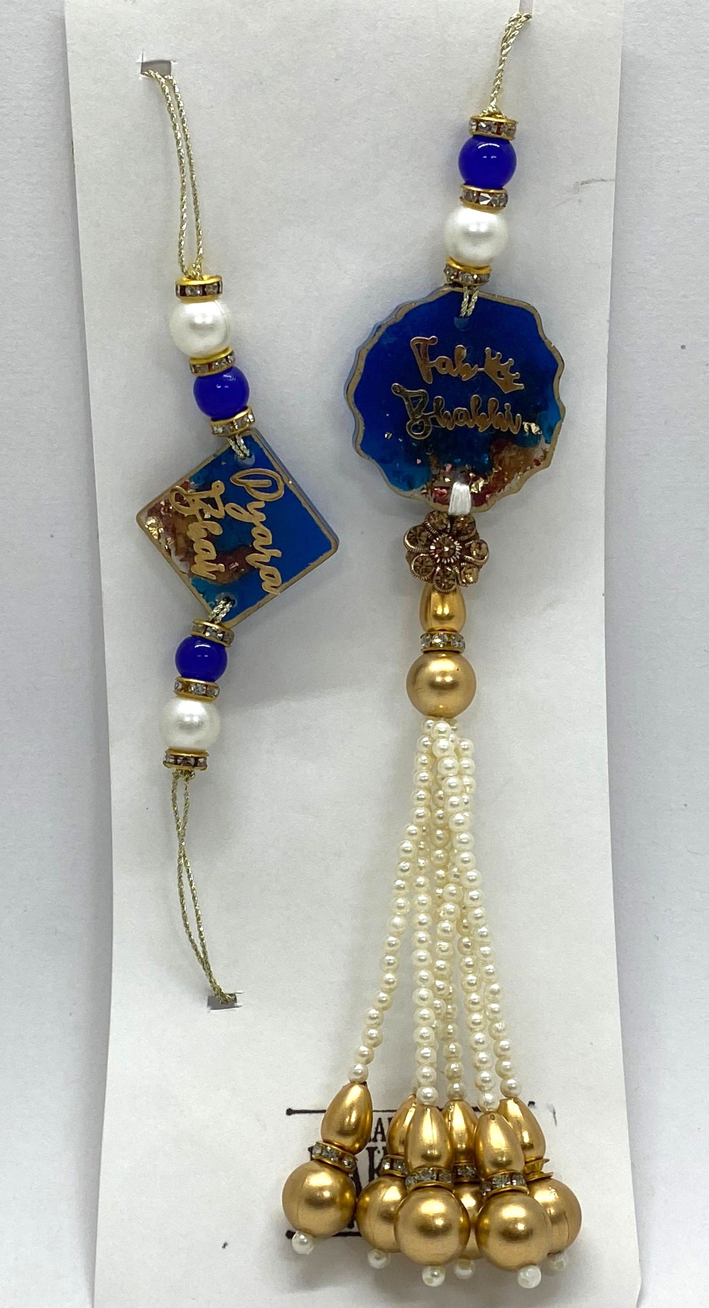 Resin Rakhi Set No.10