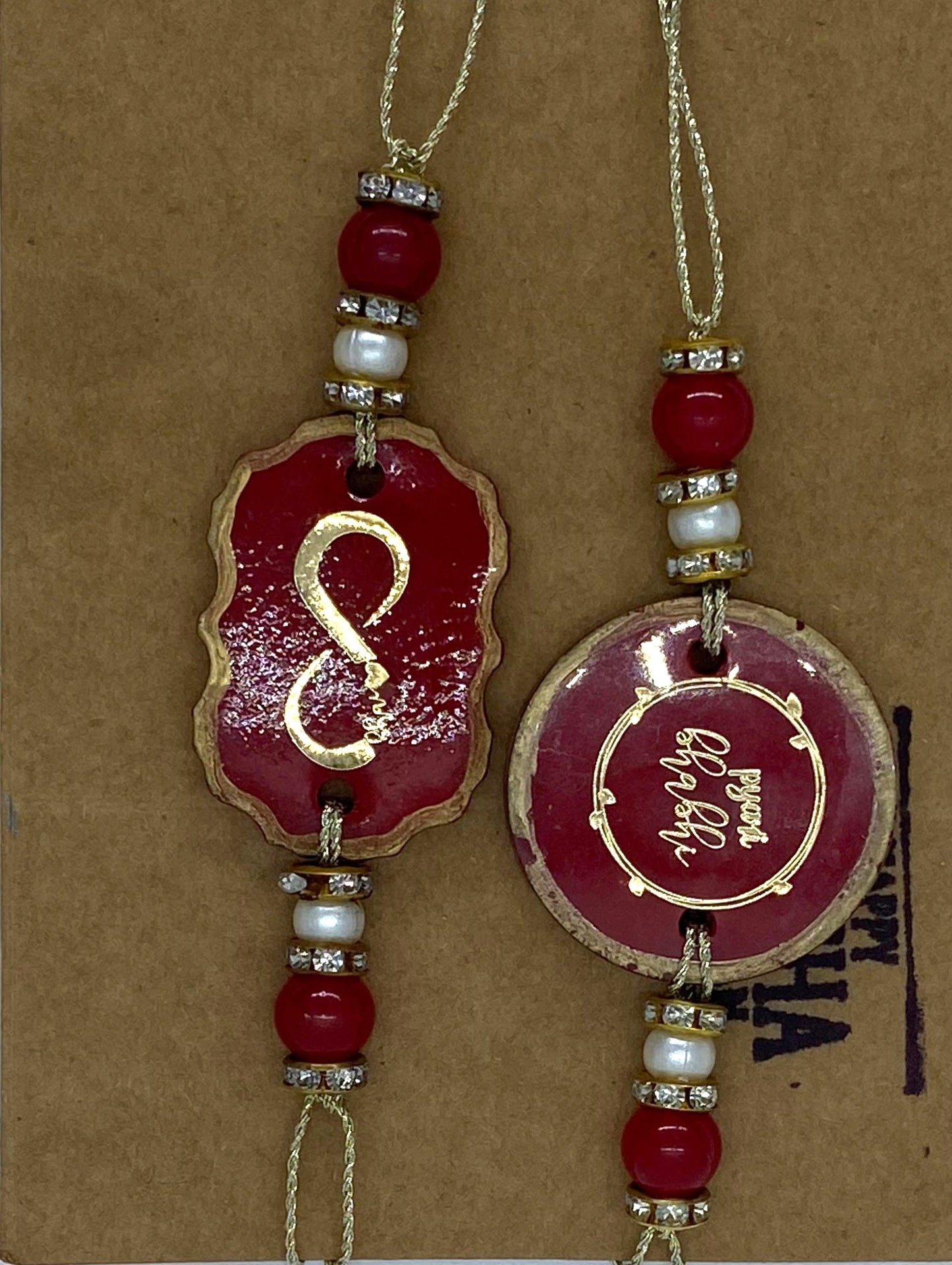 Resin Rakhi Set No.16