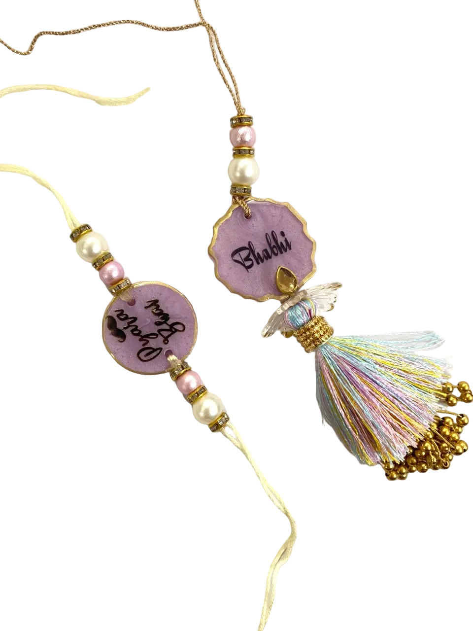 Resin Rakhi Set Design - 12