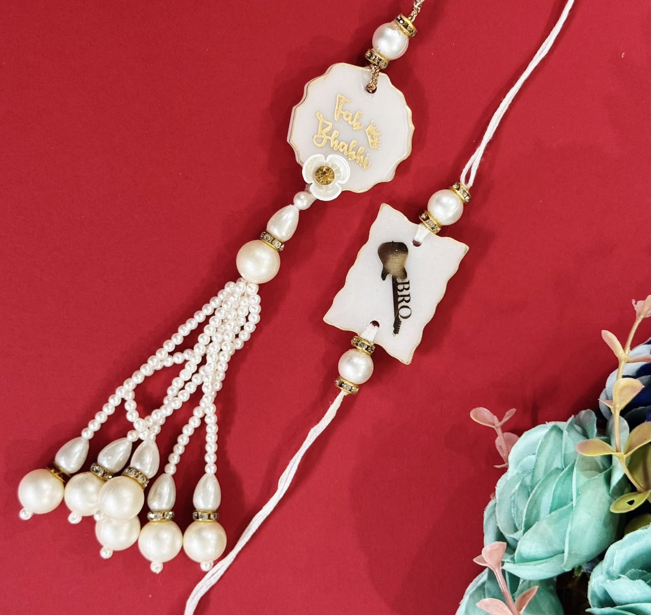 Resin Rakhi Set Design - 19
