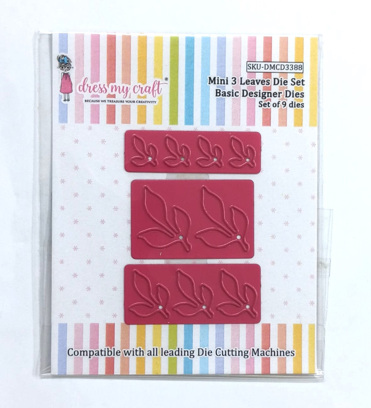 Mini 3 Leaves Die Set - Flower Making Cutting Dies
