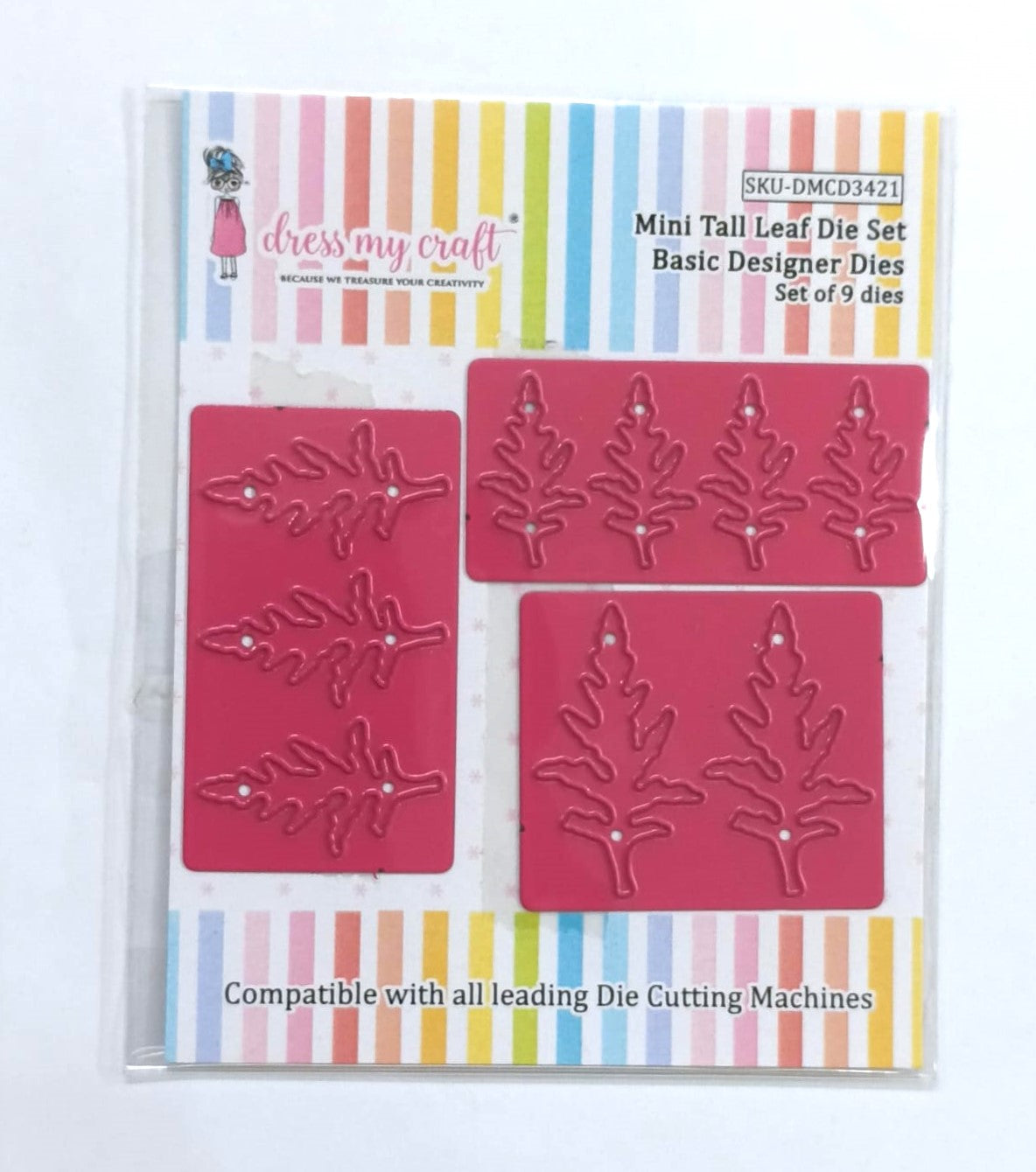 Mini Tall Leaf Die Set - Flower Making Cutting Dies
