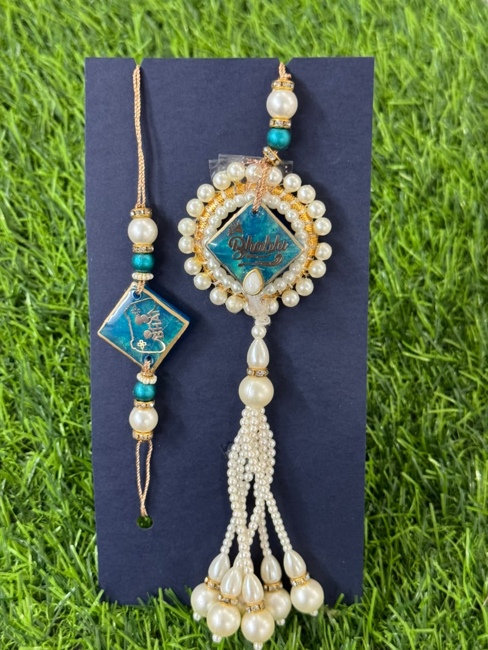 Resin Rakhi Set Design - 46