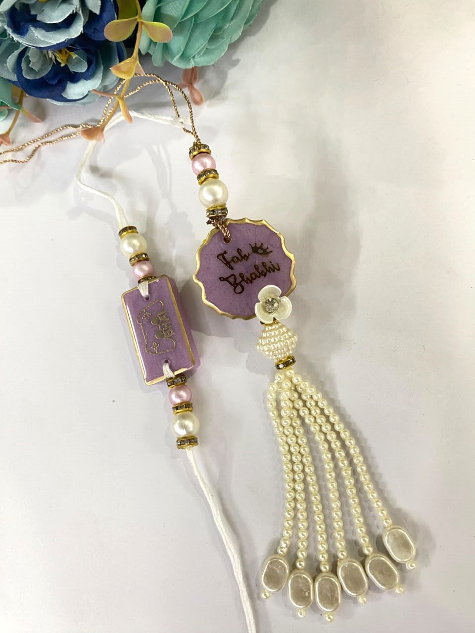 Resin Rakhi Set Design - 7