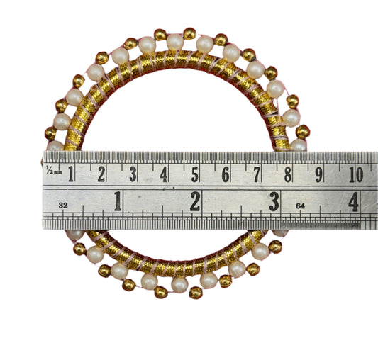 Gota patti Ring 3 inch- 10 pieces